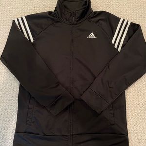 Boys Adidas Black Lightweight Jacket 14